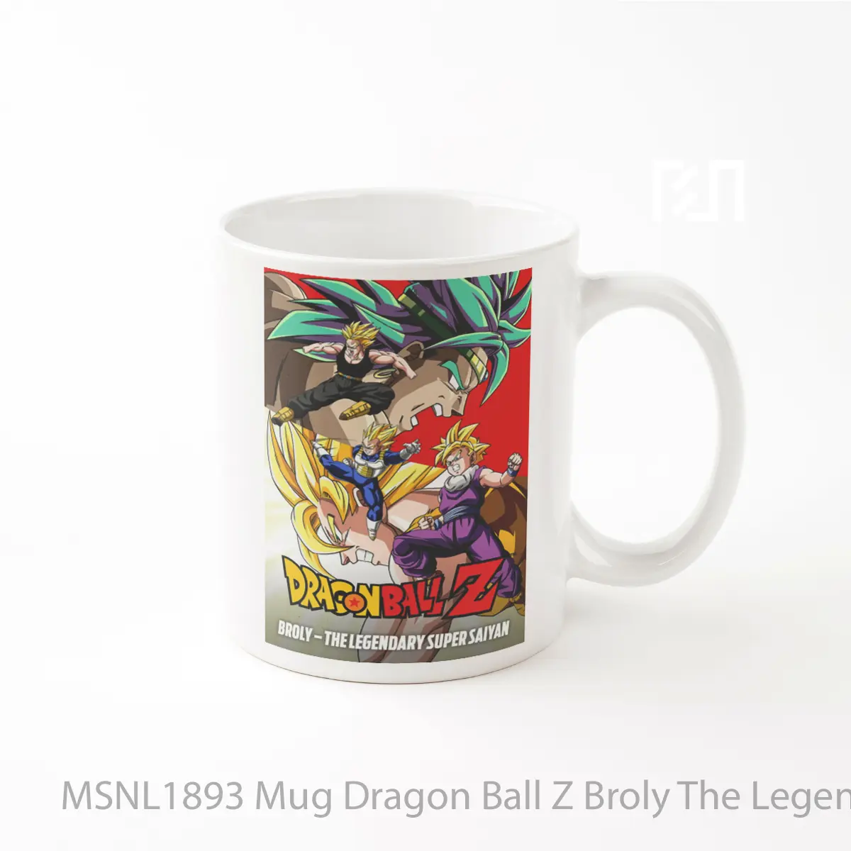 Mug Dragon Ball Z Broly The Legendary Super Saiyan Gelas Keramik Tema Film MSNL1893