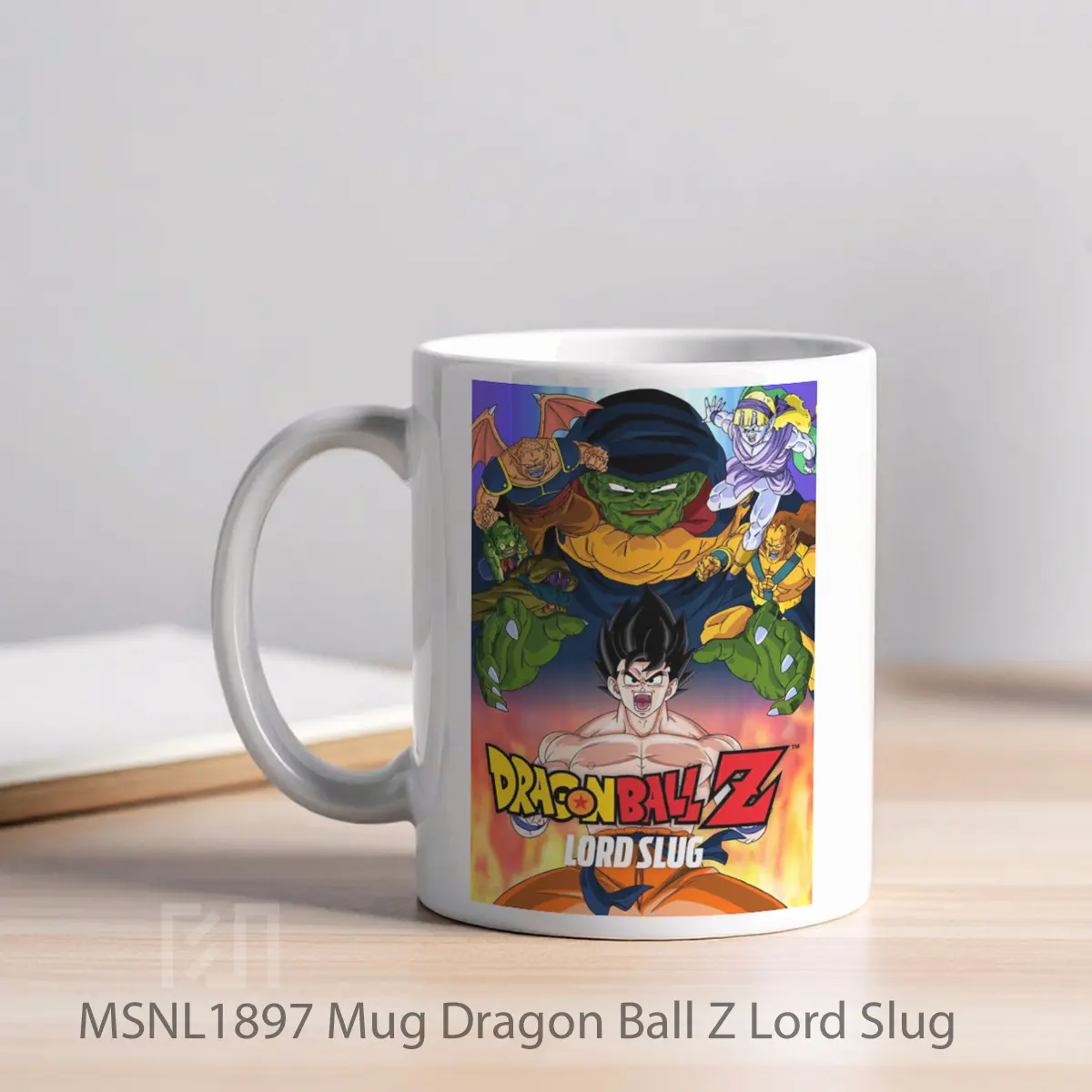 Mug Dragon Ball Z Lord Slug Gelas Keramik Tema Film MSNL1897 - Tampak Kiri
