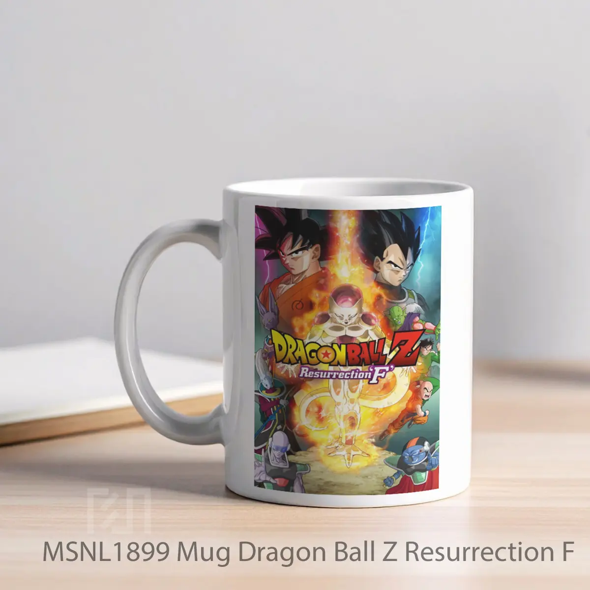 Mug Dragon Ball Z Resurrection F Gelas Keramik Tema Film MSNL1899 - Tampak Kiri