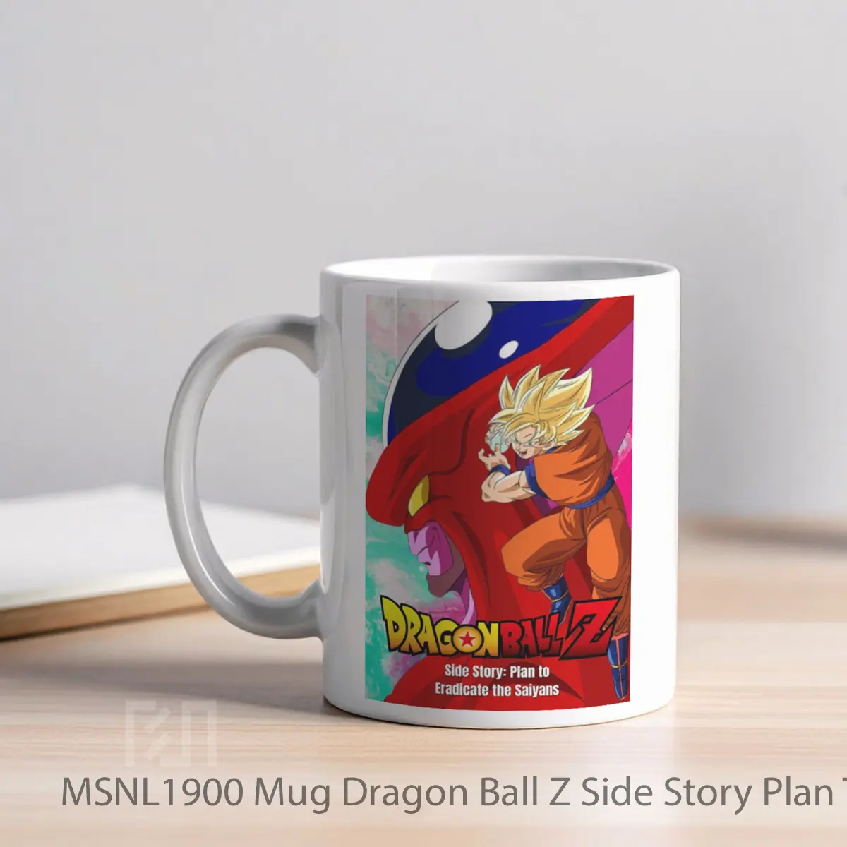 Mug Dragon Ball Z Side Story Plan To Eradicate The Saiyans Gelas Keramik Tema Film MSNL1900 - Tampak Kiri
