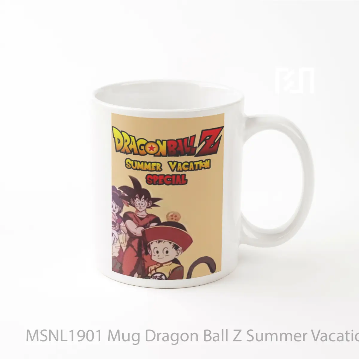 Mug Dragon Ball Z Summer Vacation Special Gelas Keramik Tema Film MSNL1901