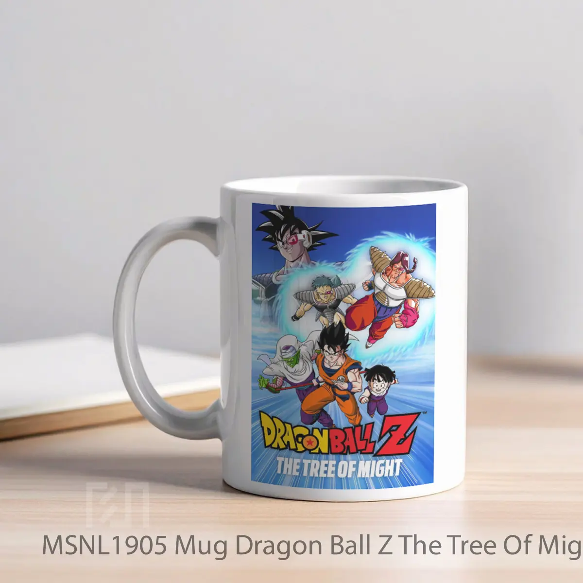 Mug Dragon Ball Z The Tree Of Might Gelas Keramik Tema Film MSNL1905 - Tampak Kiri
