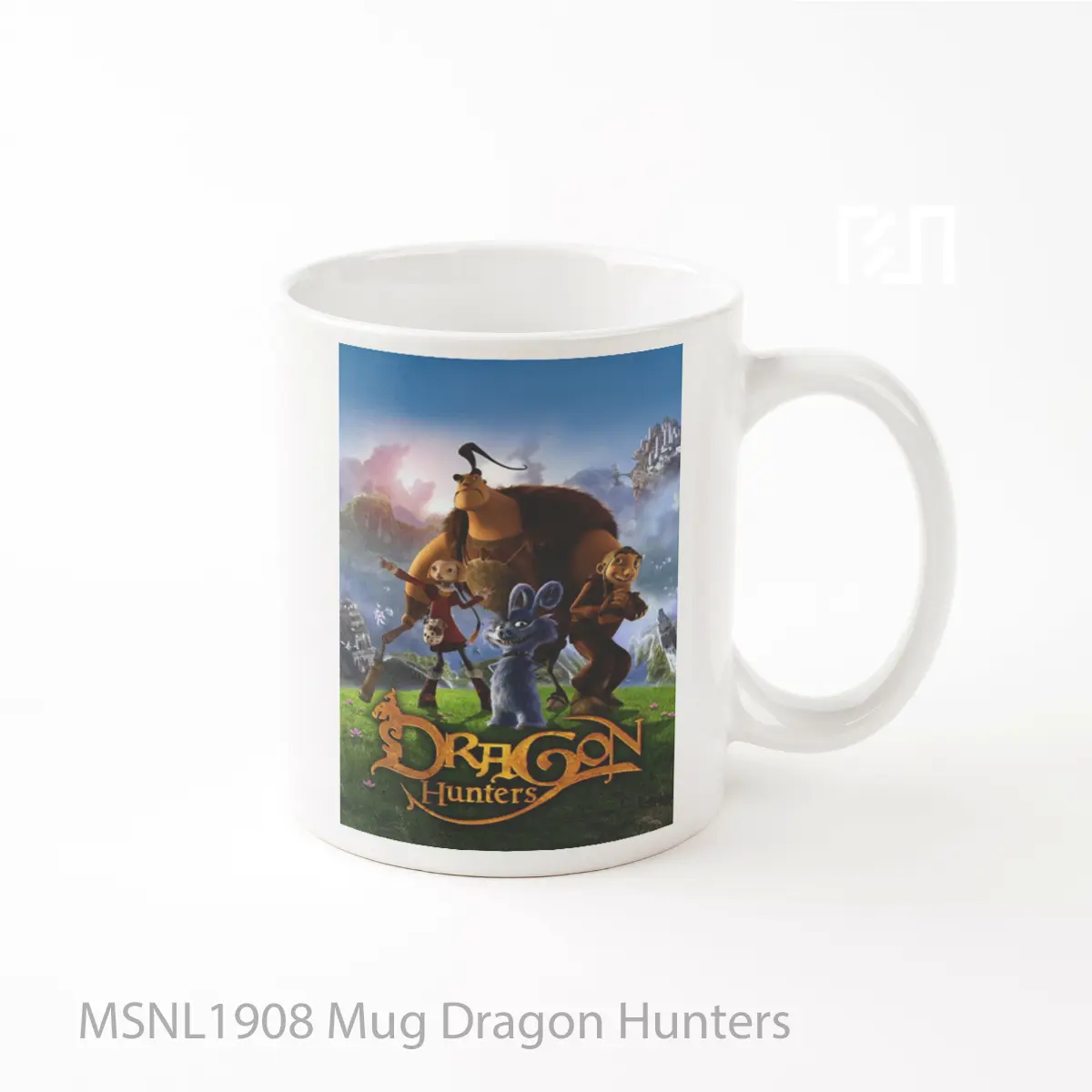 Mug Dragon Hunters Gelas Keramik Tema Film MSNL1908