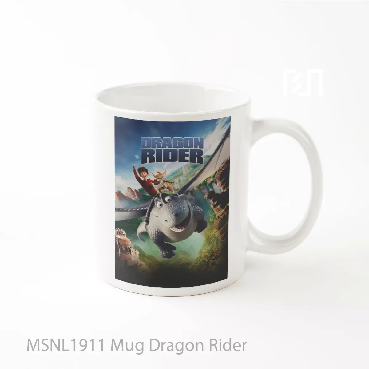 Mug Dragon Rider Gelas Keramik Tema Film MSNL1911