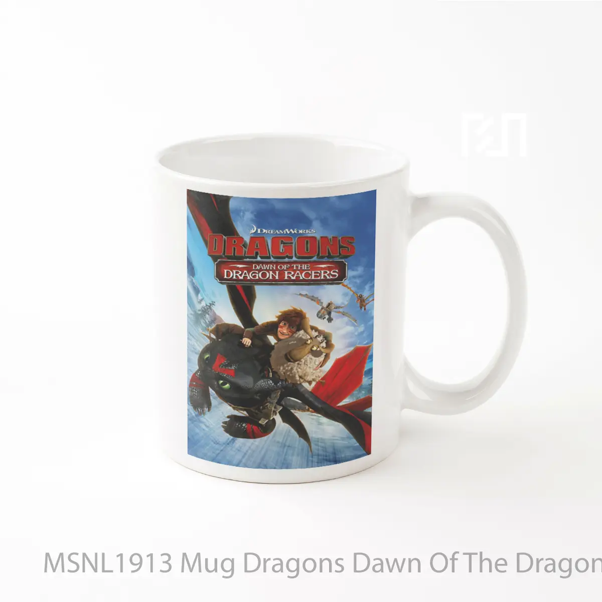 Mug Dragons Dawn Of The Dragon Racers Gelas Keramik Tema Film MSNL1913
