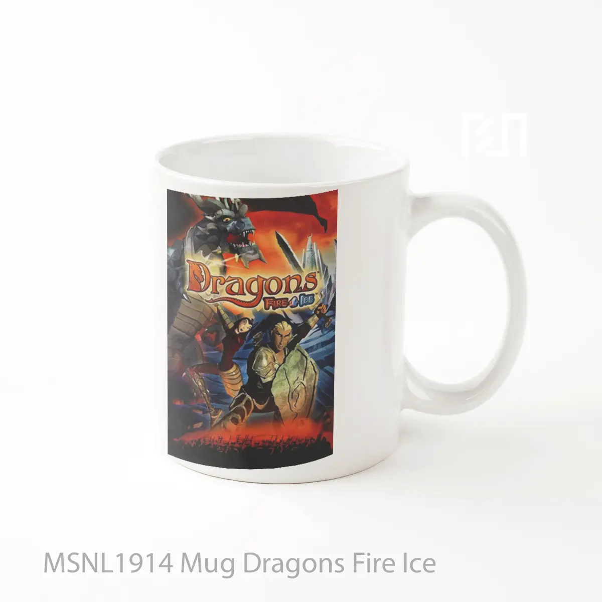 Mug Dragons Fire Ice Gelas Keramik Tema Film MSNL1914