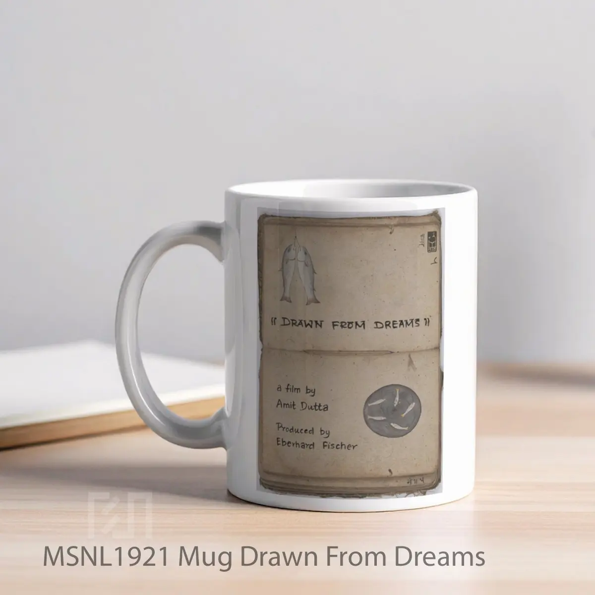 Mug Drawn From Dreams Gelas Keramik Tema Film MSNL1921 - Tampak Kiri