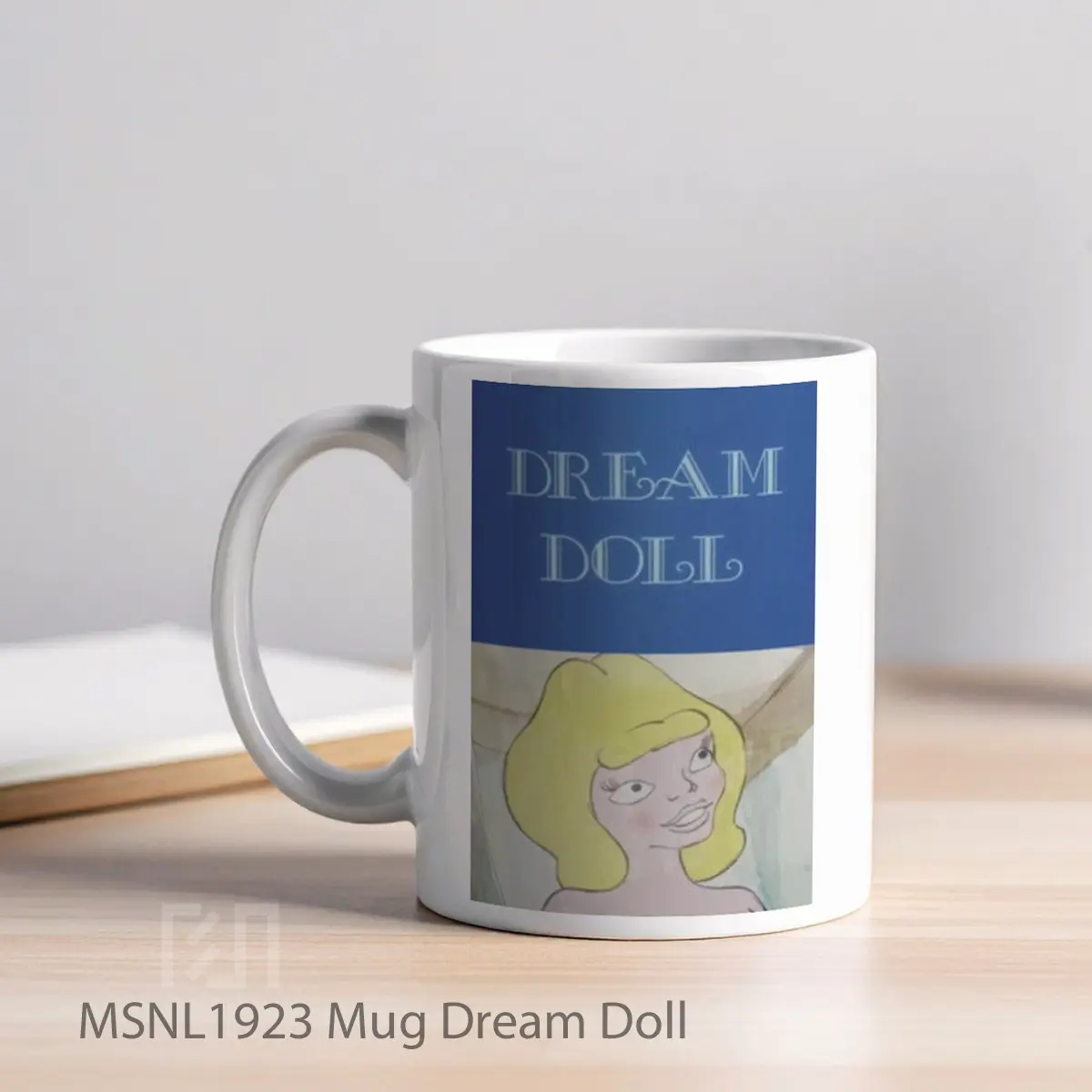Mug Dream Doll Gelas Keramik Tema Film MSNL1923 - Tampak Kiri