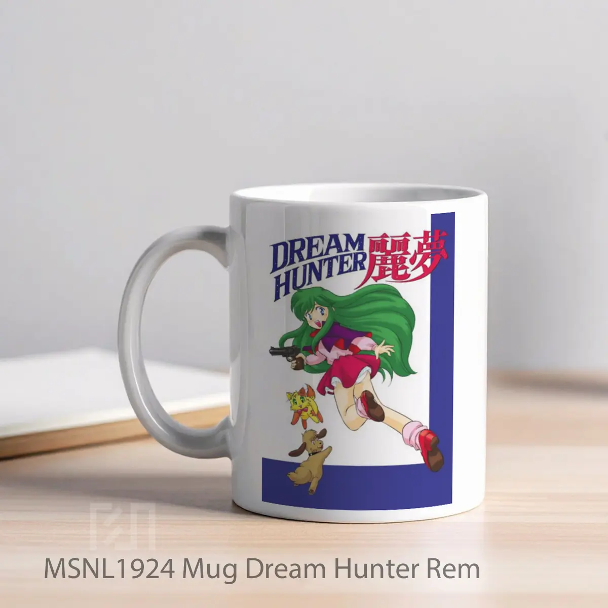 Mug Dream Hunter Rem Gelas Keramik Tema Film MSNL1924 - Tampak Kiri