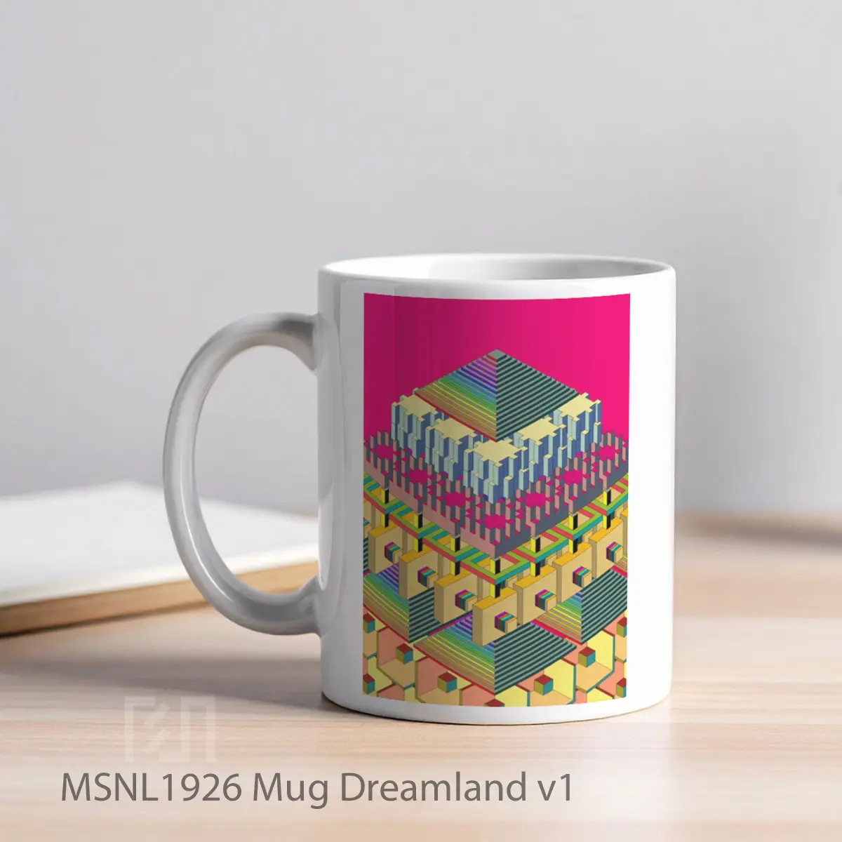 Mug Dreamland V1 Gelas Keramik Tema Film MSNL1926 - Tampak Kiri