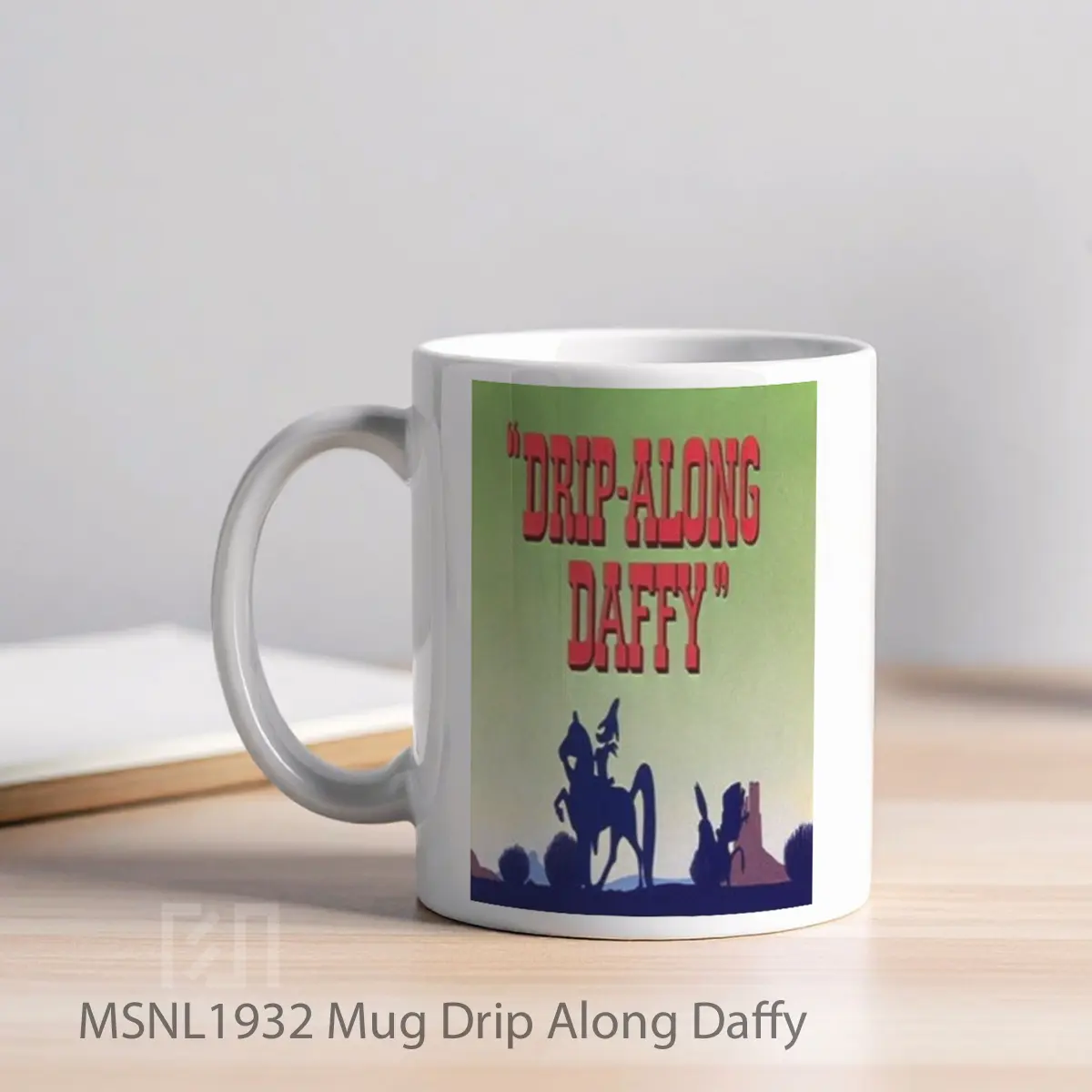 Mug Drip Along Daffy Gelas Keramik Tema Film MSNL1932 - Tampak Kiri