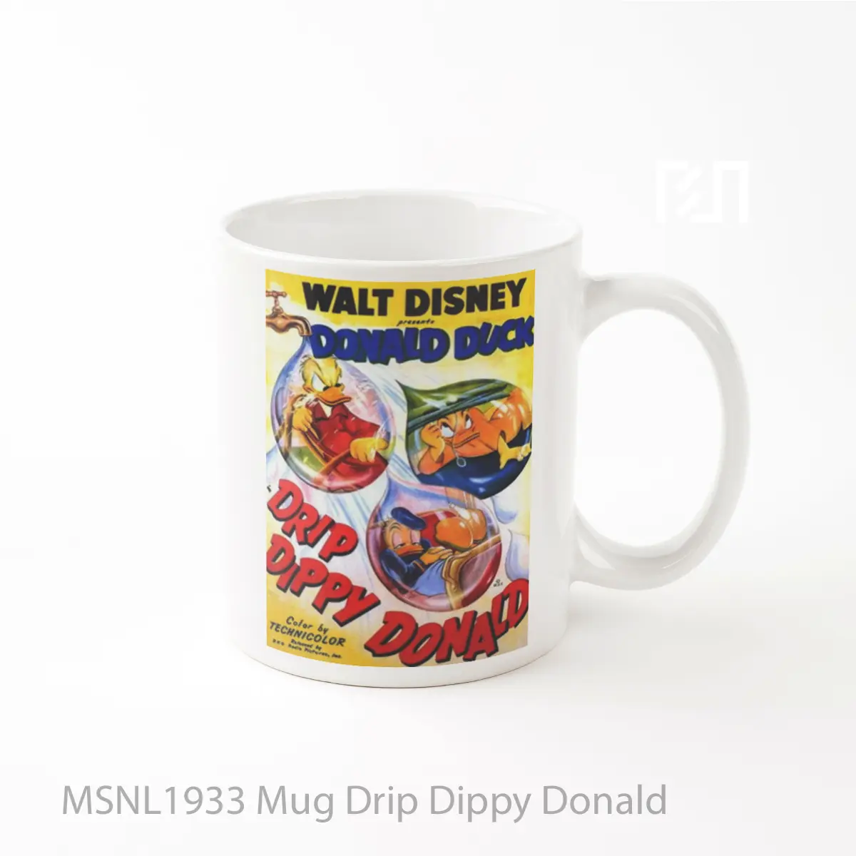 Mug Drip Dippy Donald Gelas Keramik Tema Film MSNL1933