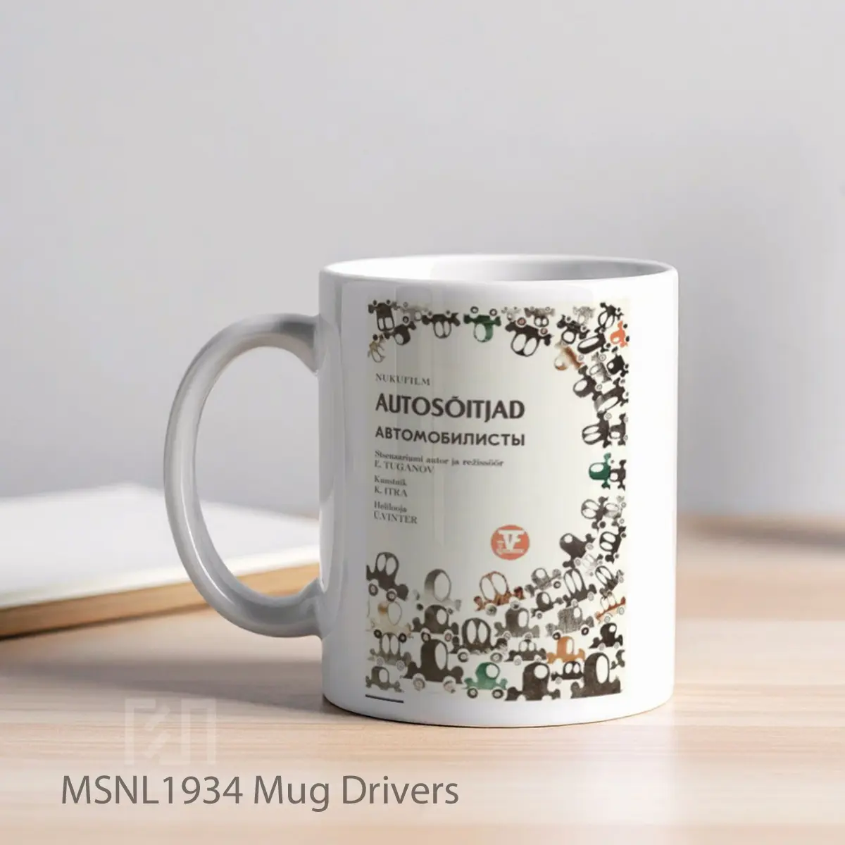 Mug Drivers Gelas Keramik Tema Film MSNL1934 - Tampak Kiri