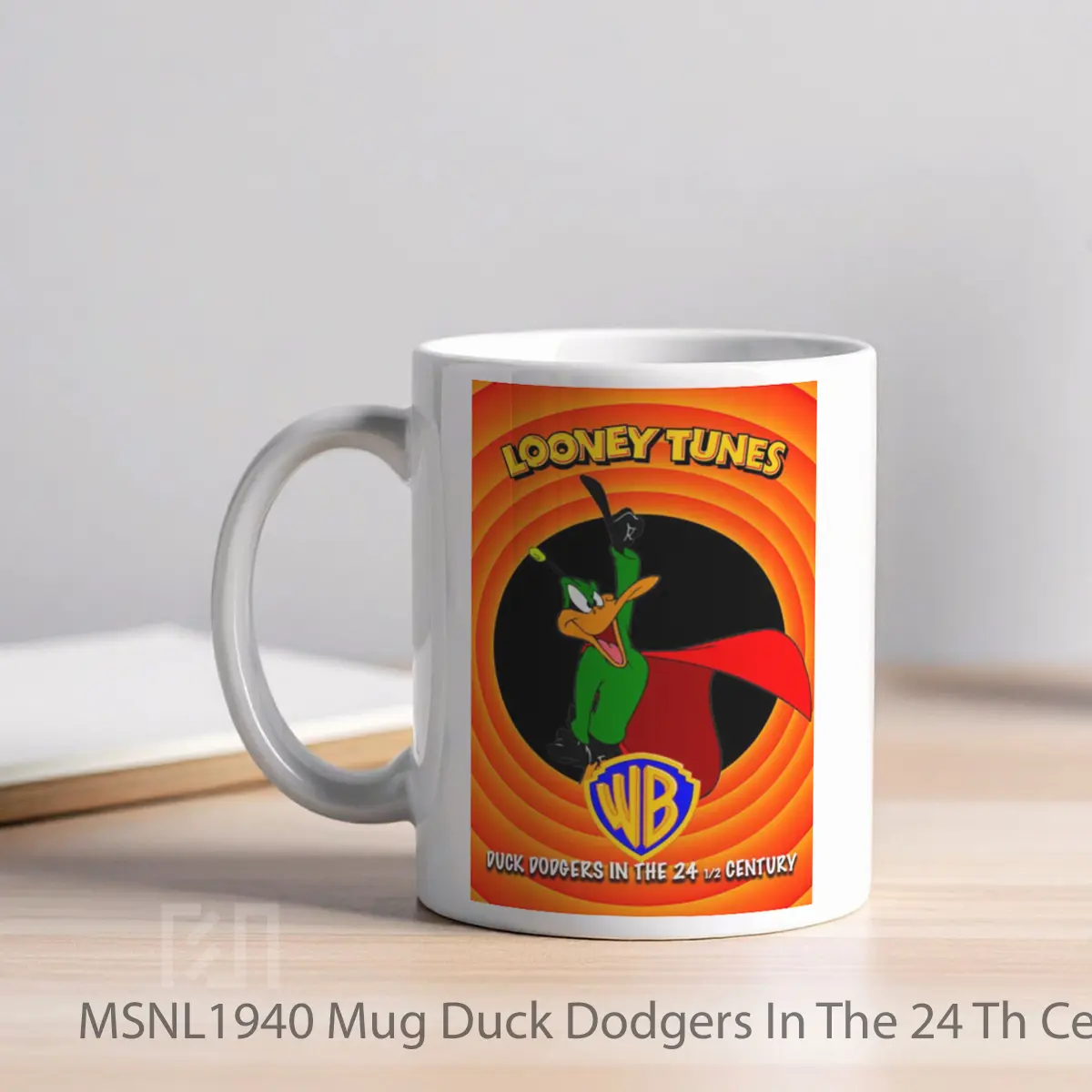 Mug Duck Dodgers In The 24 Th Century Gelas Keramik Tema Film MSNL1940 - Tampak Kiri
