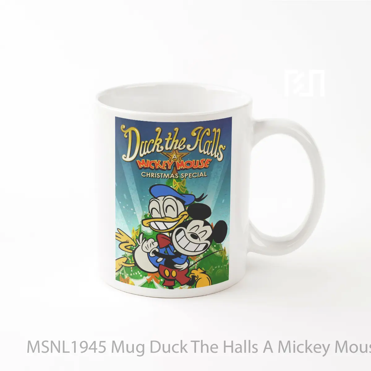 Mug Duck The Halls A Mickey Mouse Christmas Special Gelas Keramik Tema Film MSNL1945