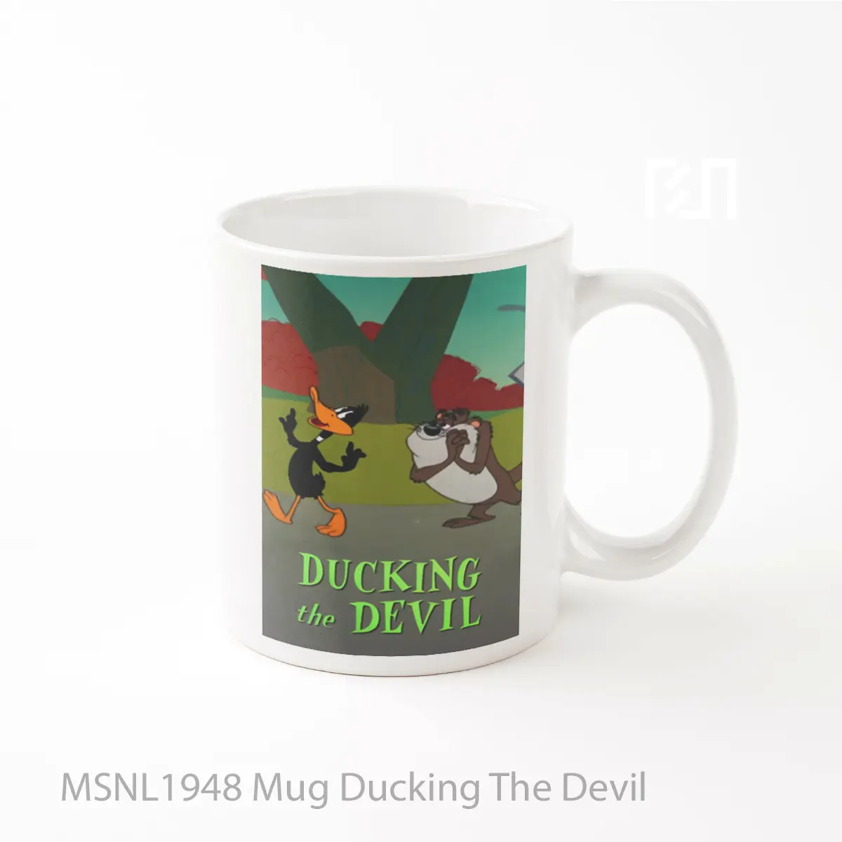 Mug Ducking The Devil Gelas Keramik Tema Film MSNL1948