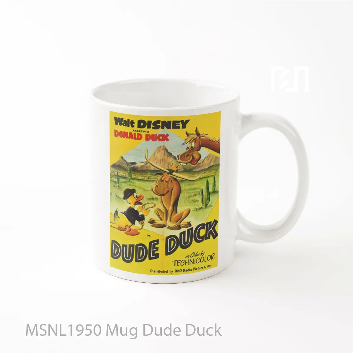 Mug Dude Duck Gelas Keramik Tema Film MSNL1950