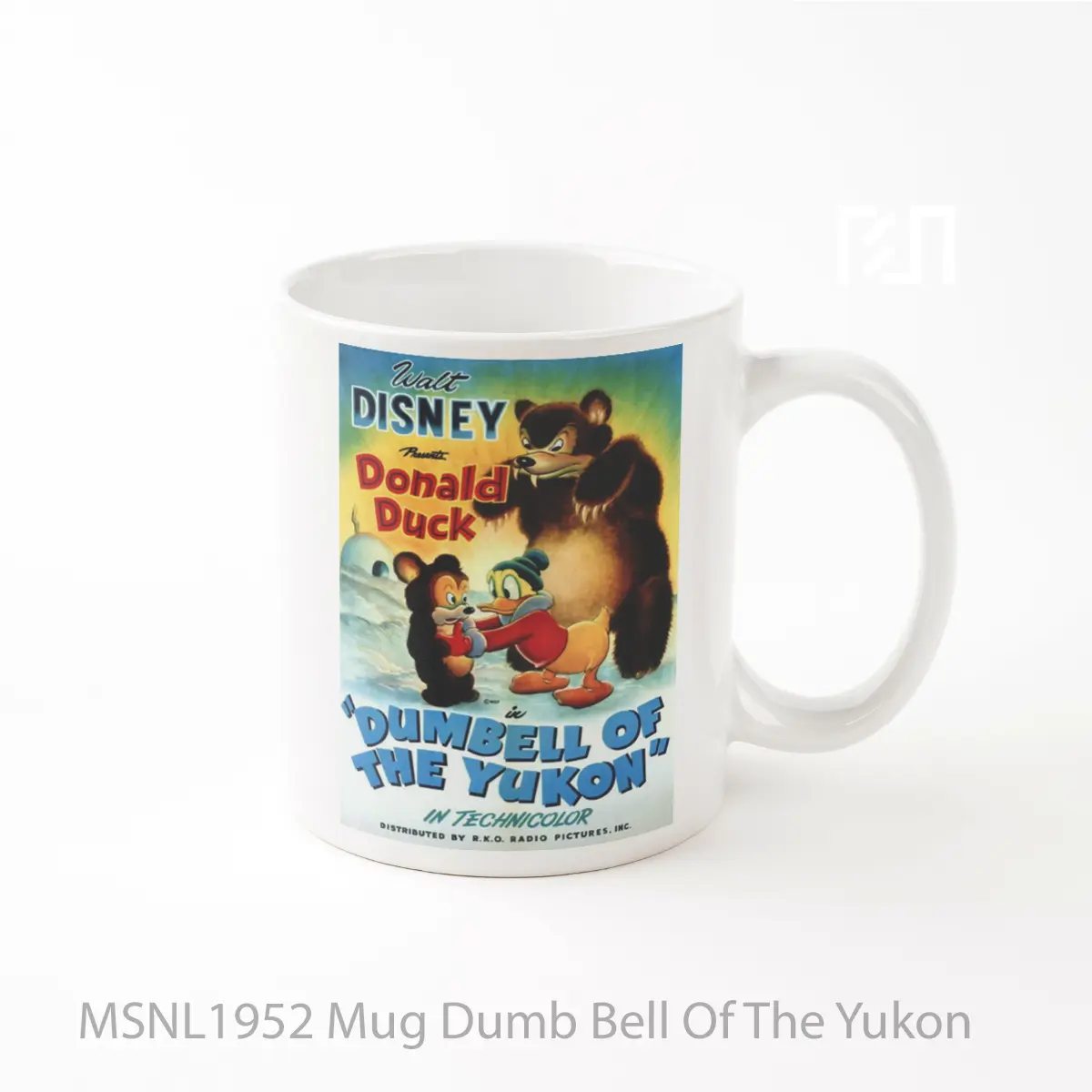 Mug Dumb Bell Of The Yukon Gelas Keramik Tema Film MSNL1952
