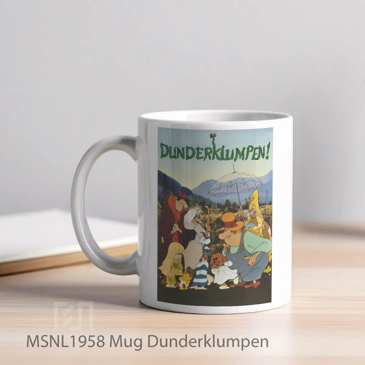 Mug Dunderklumpen Gelas Keramik Tema Film MSNL1958 - Tampak Kiri