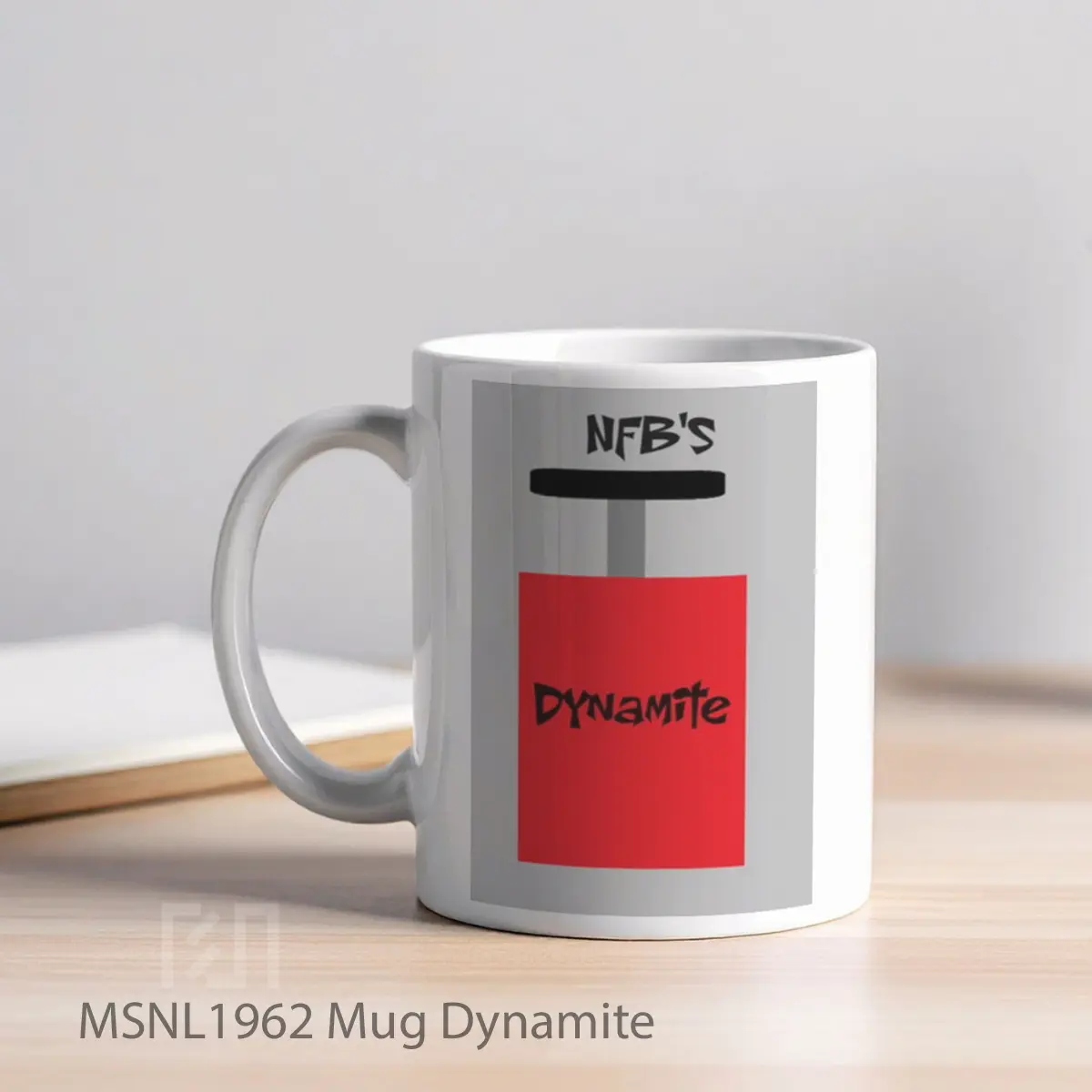 Mug Dynamite Gelas Keramik Tema Film MSNL1962 - Tampak Kiri