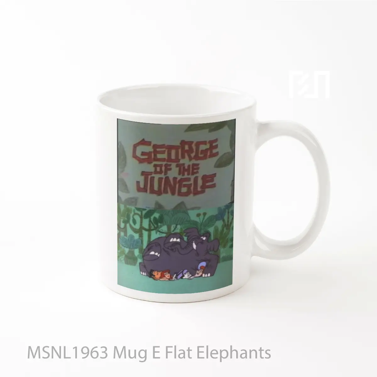 Mug E Flat Elephants Gelas Keramik Tema Film MSNL1963