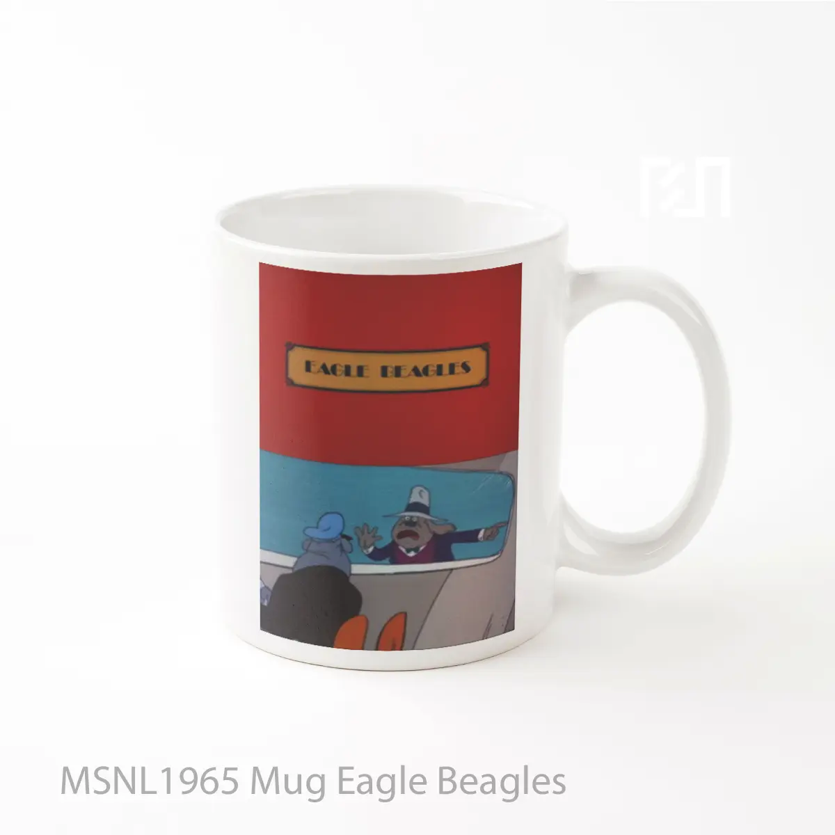 Mug Eagle Beagles Gelas Keramik Tema Film MSNL1965
