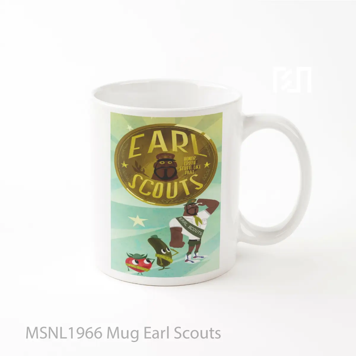 Mug Earl Scouts Gelas Keramik Tema Film MSNL1966