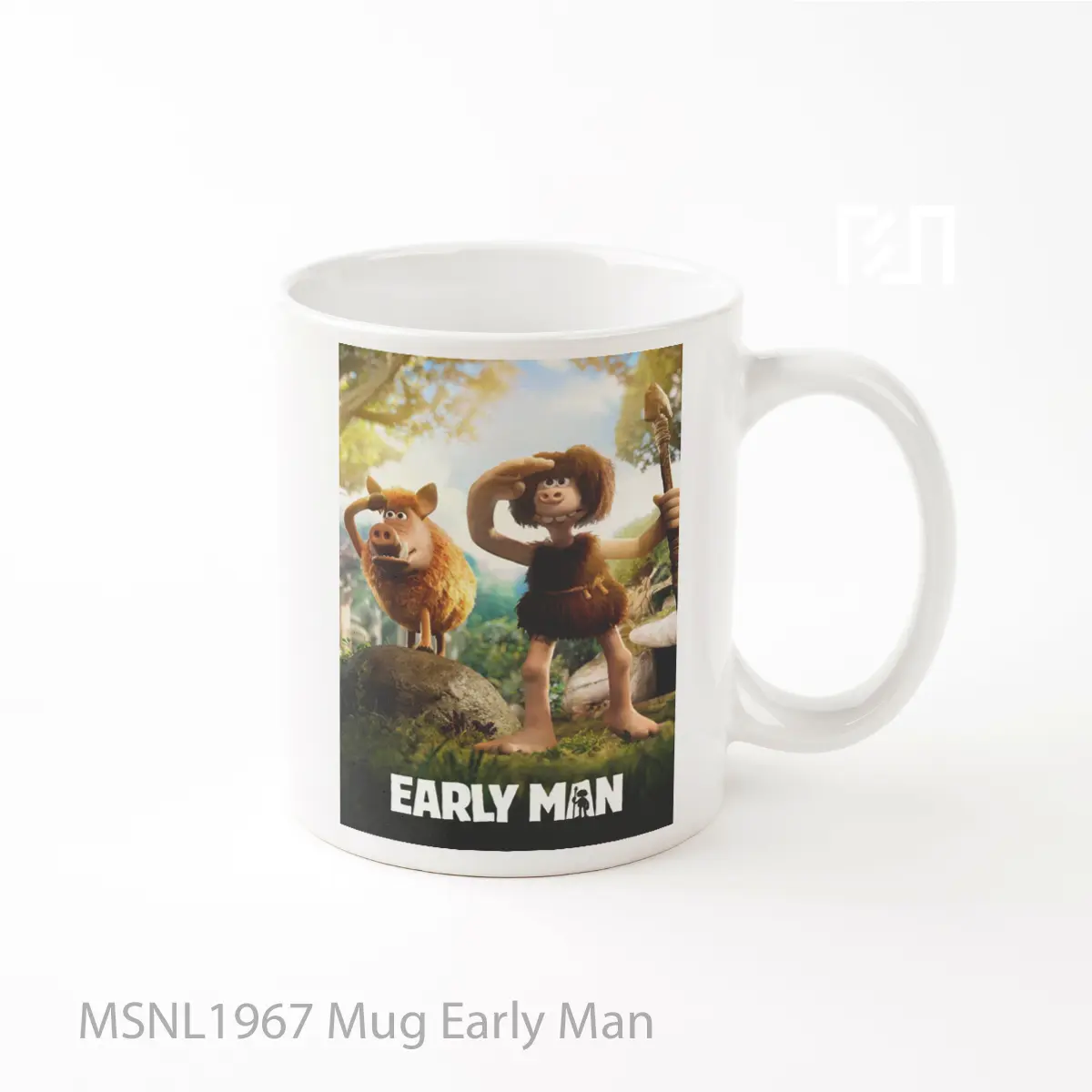 Mug Early Man Gelas Keramik Tema Film MSNL1967