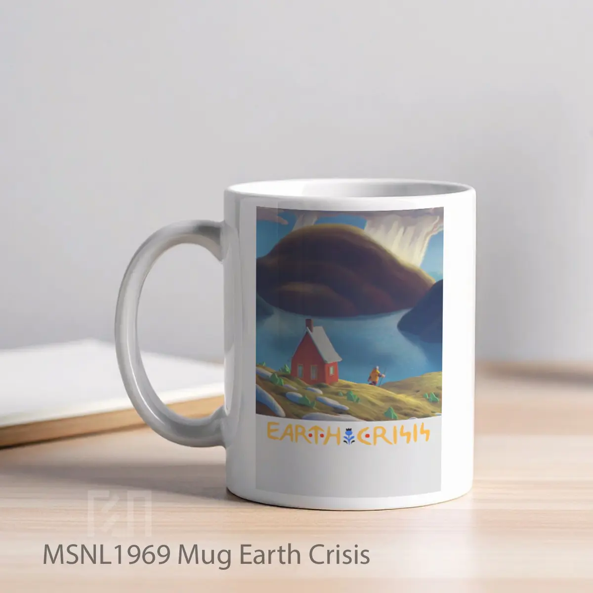 Mug Earth Crisis Gelas Keramik Tema Film MSNL1969 - Tampak Kiri