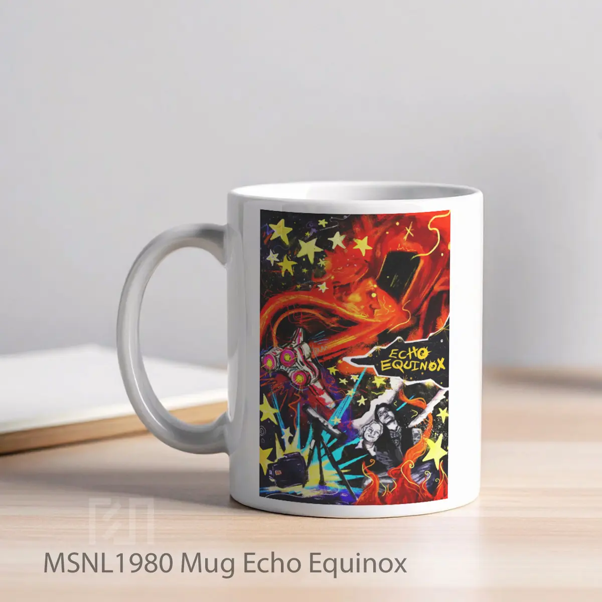 Mug Echo Equinox Gelas Keramik Tema Film MSNL1980 - Tampak Kiri
