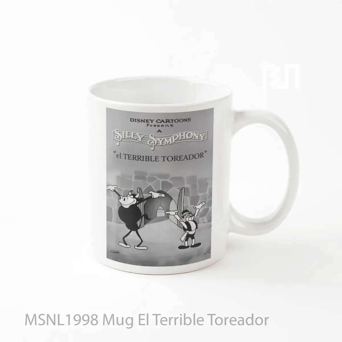 Mug El Terrible Toreador Gelas Keramik Tema Film MSNL1998