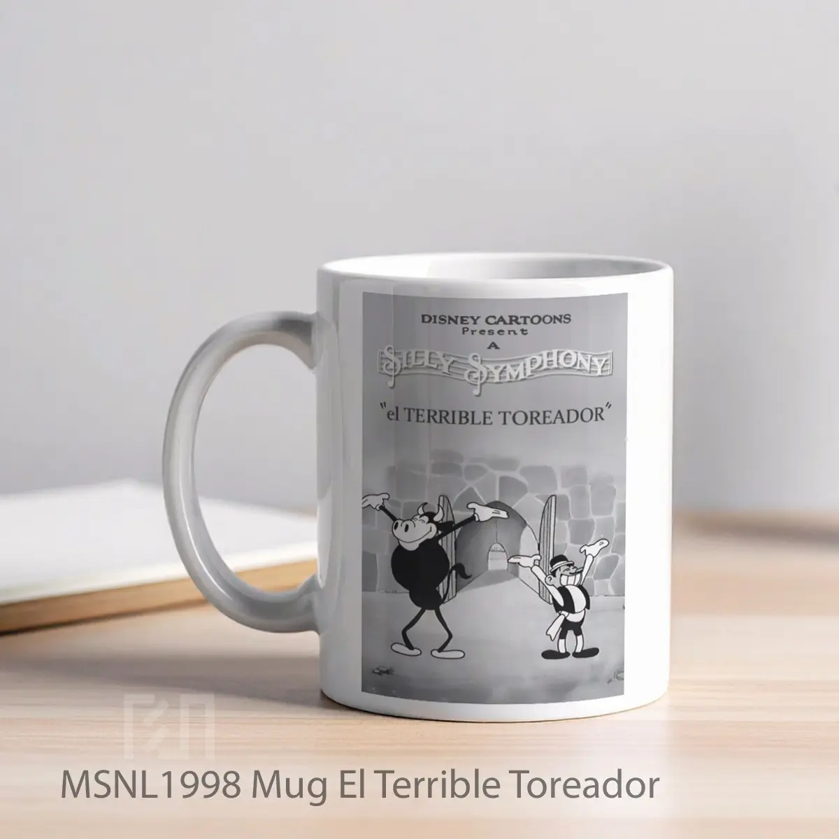 Mug El Terrible Toreador Gelas Keramik Tema Film MSNL1998 - Tampak Kiri