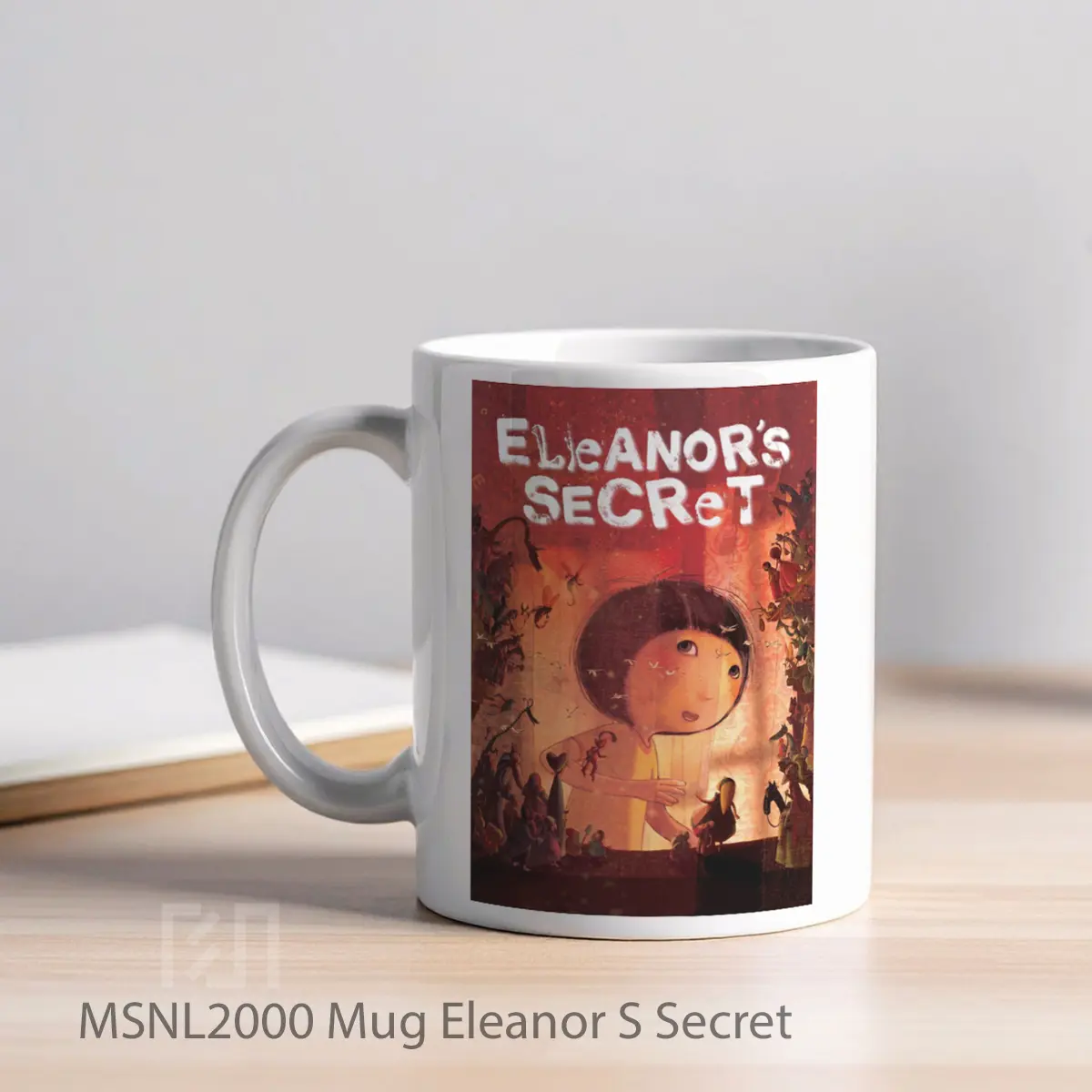 Mug Eleanor S Secret Gelas Keramik Tema Film MSNL2000 - Tampak Kiri