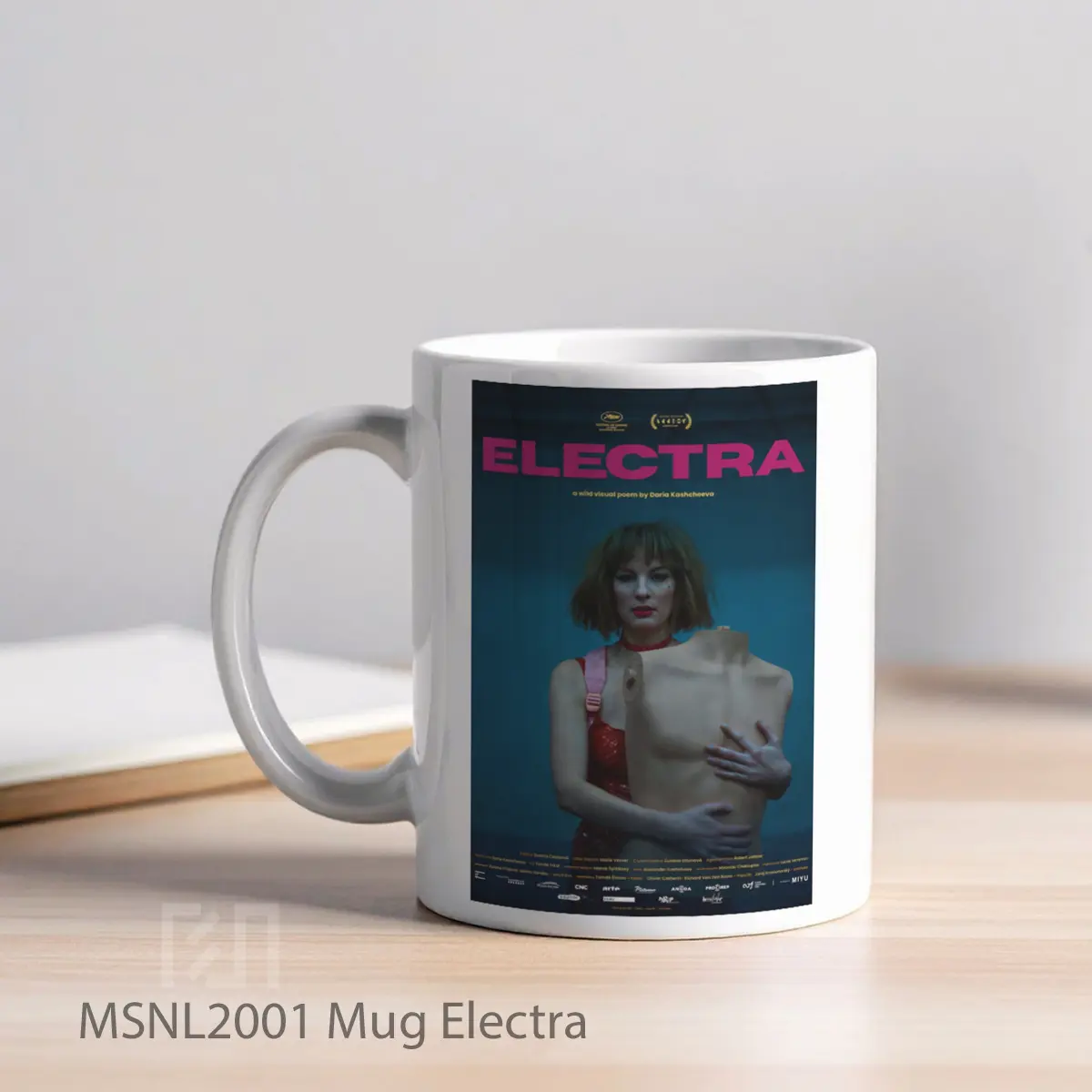 Mug Electra Gelas Keramik Tema Film MSNL2001 - Tampak Kiri