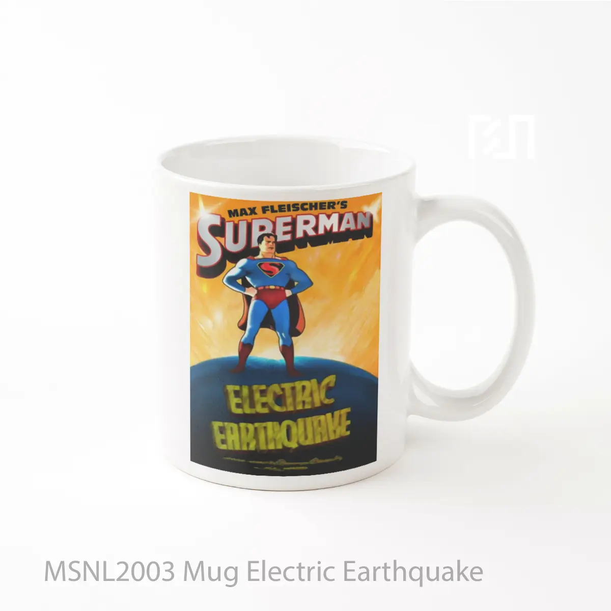 Mug Electric Earthquake Gelas Keramik Tema Film MSNL2003