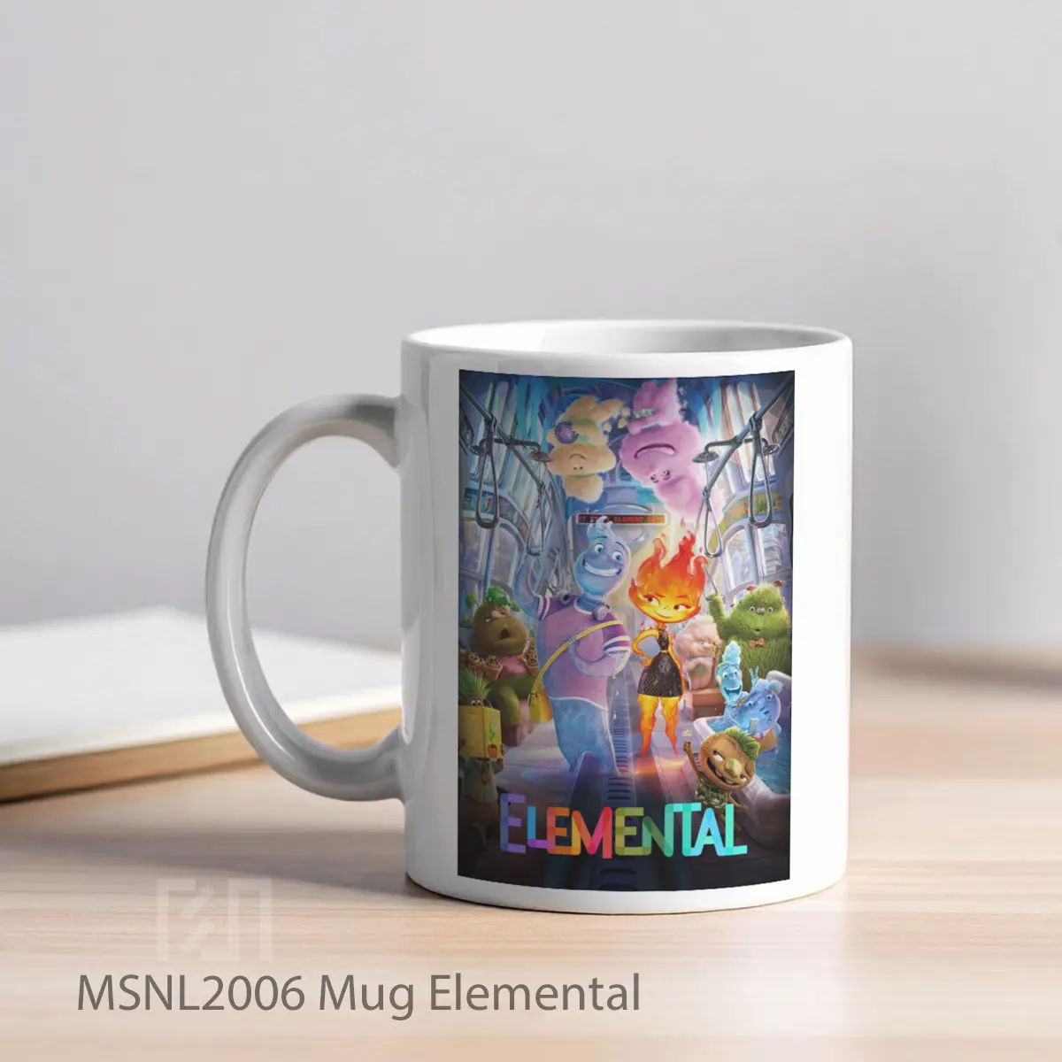Mug Elemental Gelas Keramik Tema Film MSNL2006 - Tampak Kiri