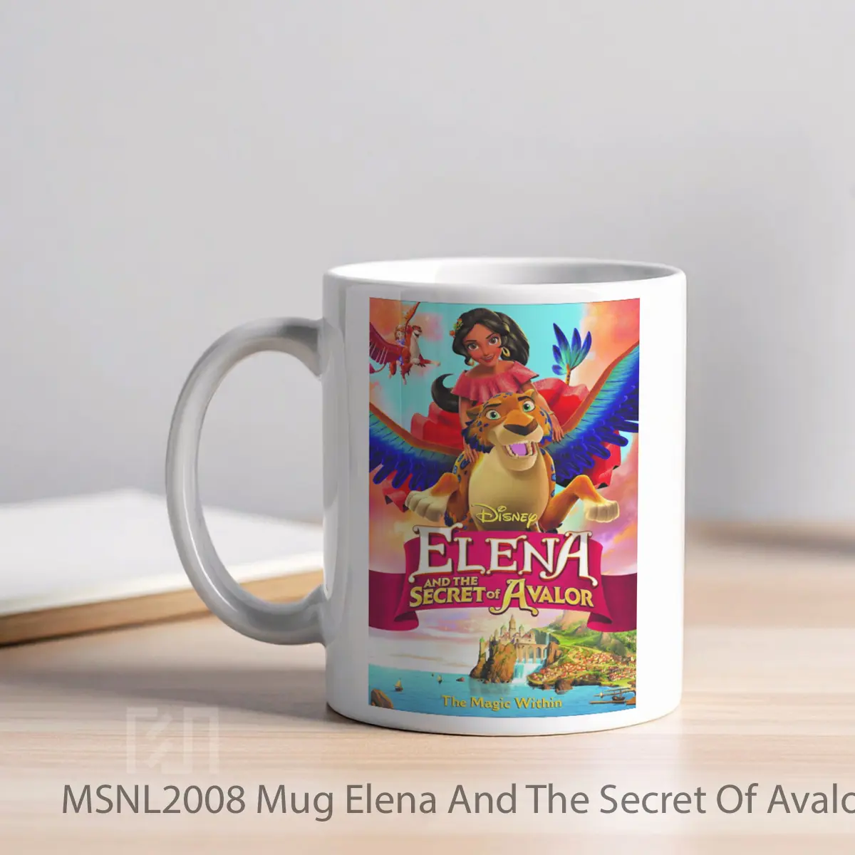 Mug Elena And The Secret Of Avalor Gelas Keramik Tema Film MSNL2008 - Tampak Kiri