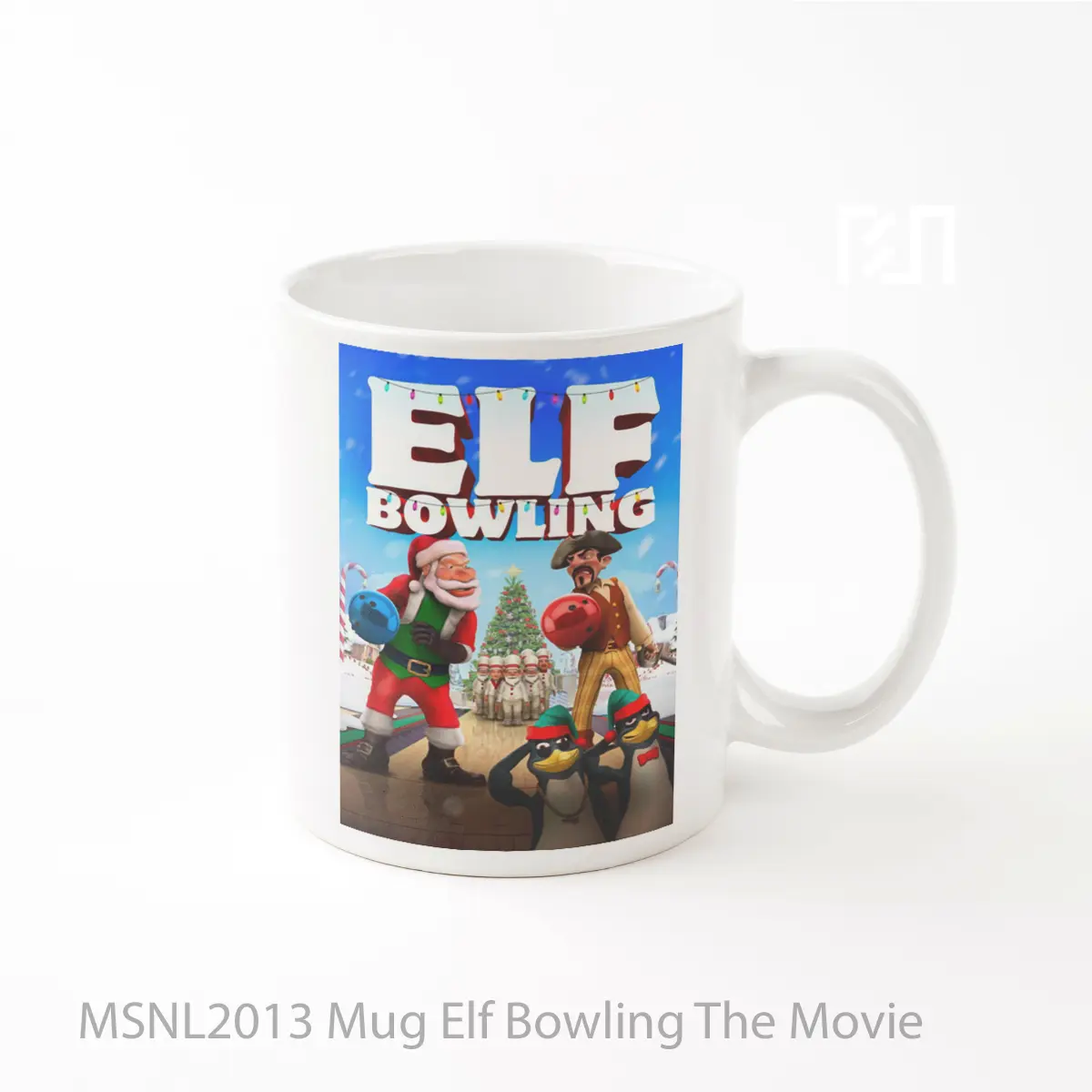 Mug Elf Bowling The Movie Gelas Keramik Tema Film MSNL2013