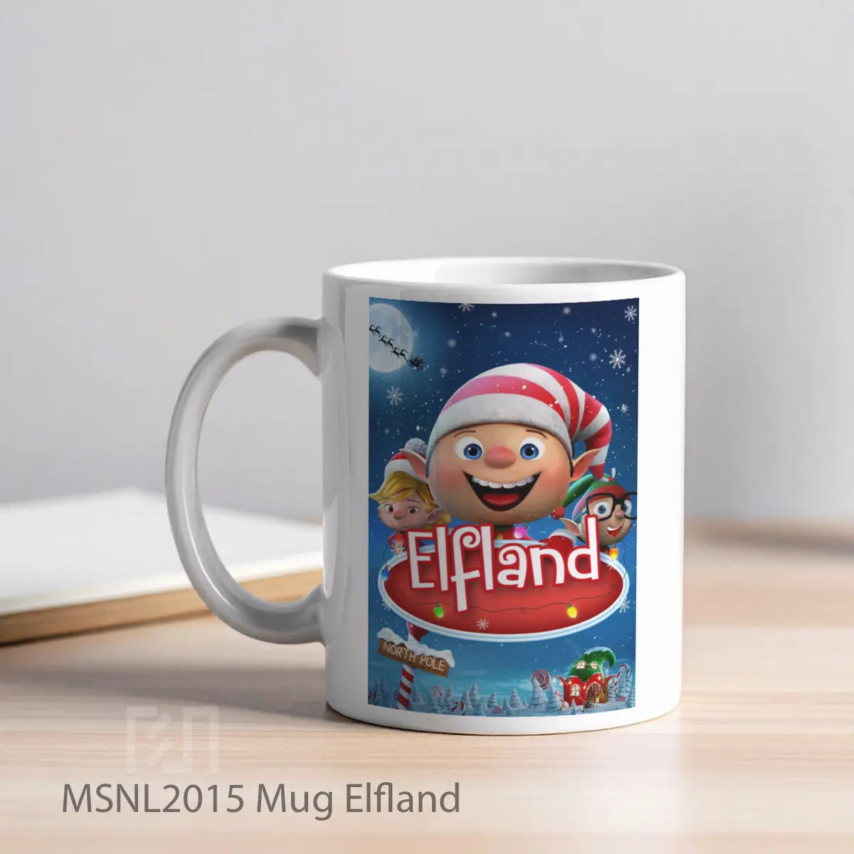 Mug Elfland Gelas Keramik Tema Film MSNL2015 - Tampak Kiri