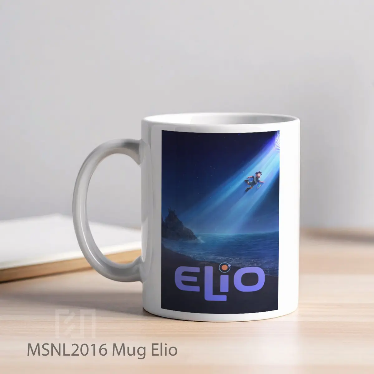 Mug Elio Gelas Keramik Tema Film MSNL2016 - Tampak Kiri