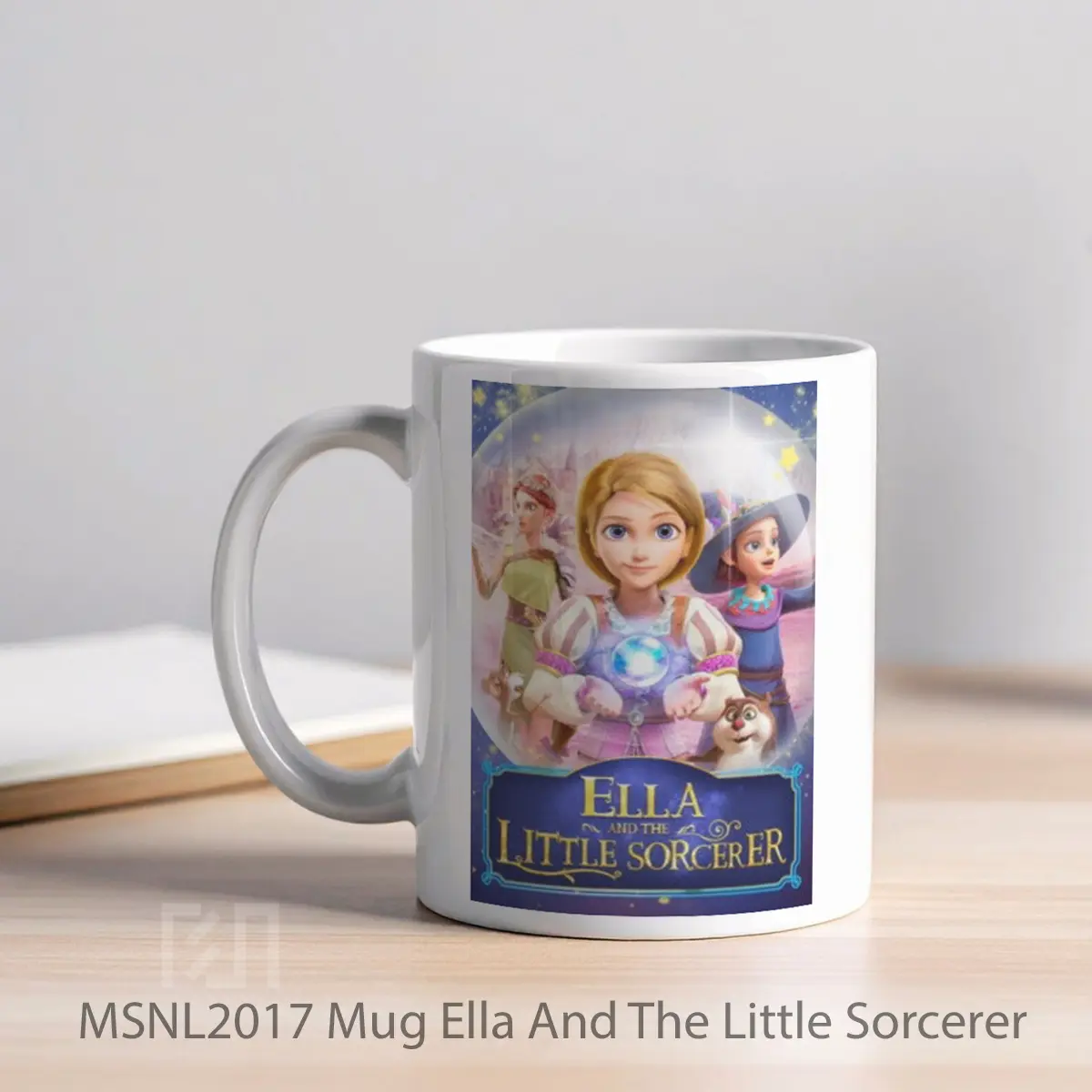 Mug Ella And The Little Sorcerer Gelas Keramik Tema Film MSNL2017 - Tampak Kiri