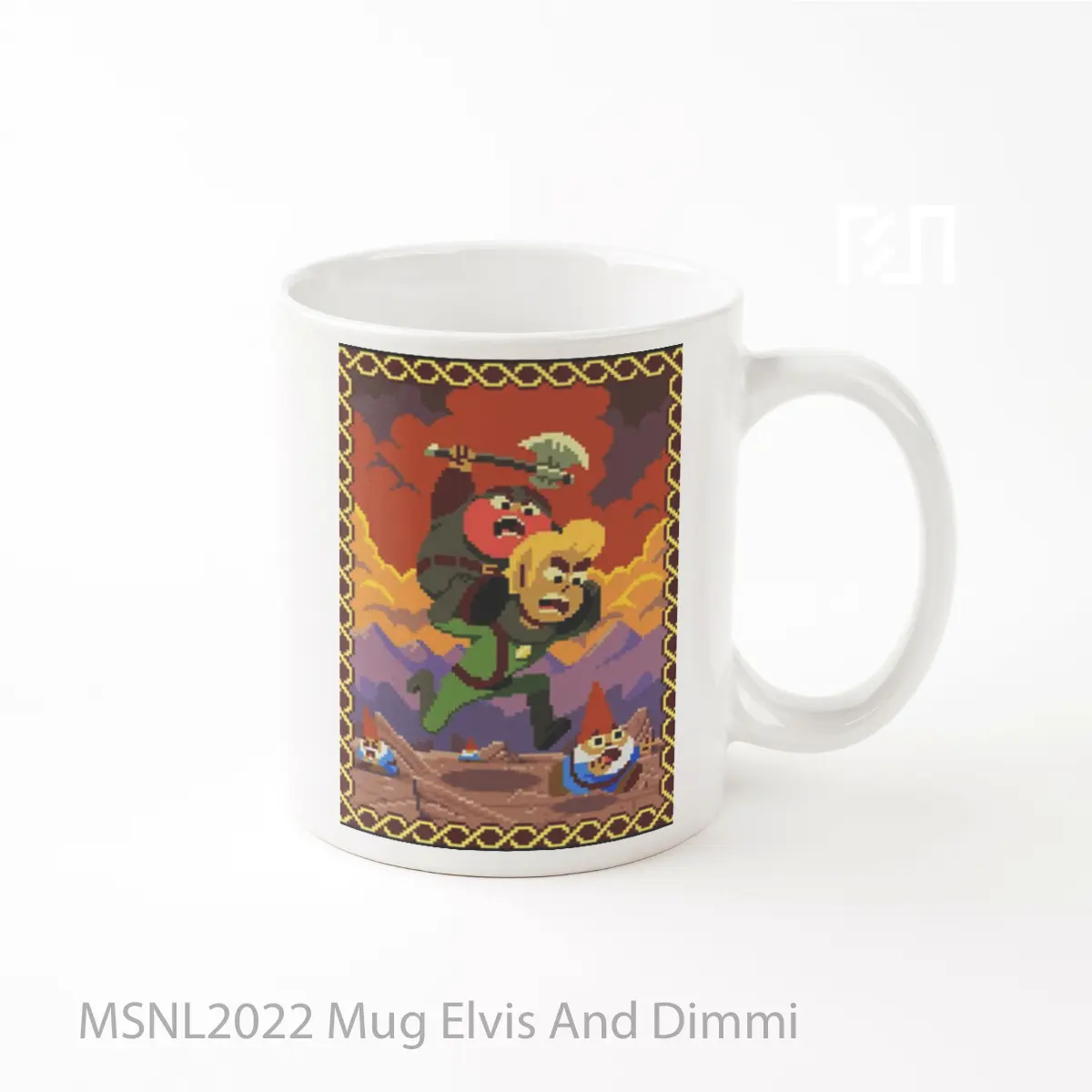 Mug Elvis And Dimmi Gelas Keramik Tema Film MSNL2022