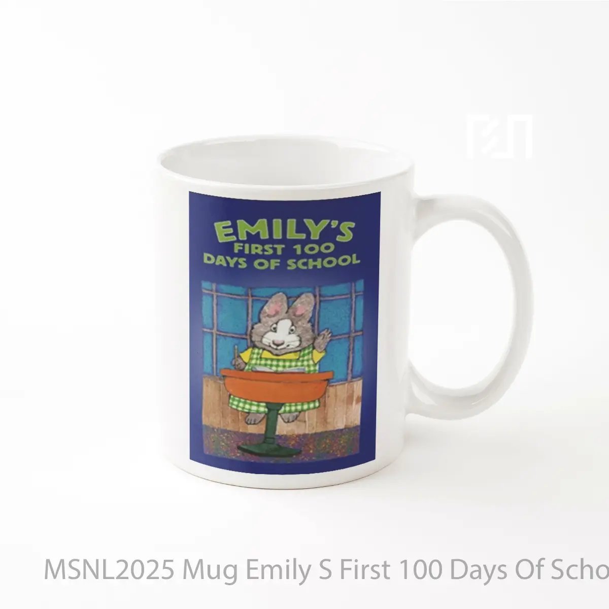 Mug Emily S First 100 Days Of School Gelas Keramik Tema Film MSNL2025