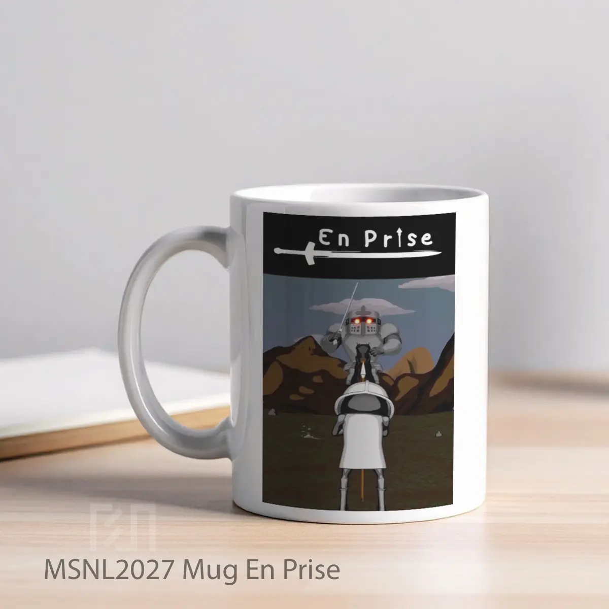 Mug En Prise Gelas Keramik Tema Film MSNL2027 - Tampak Kiri