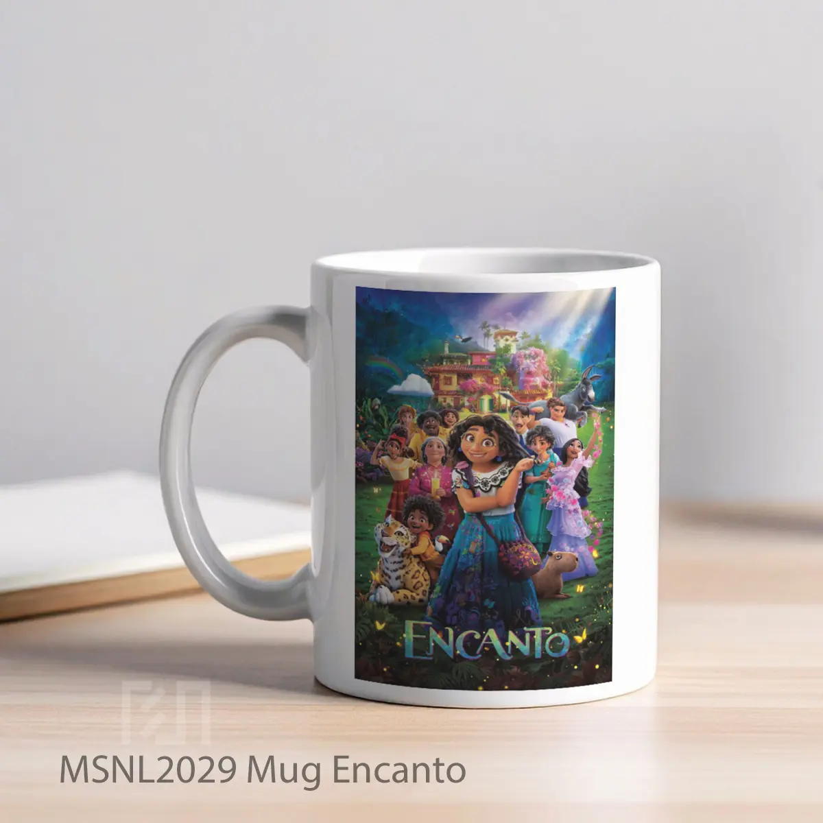 Mug Encanto Gelas Keramik Tema Film MSNL2029 - Tampak Kiri