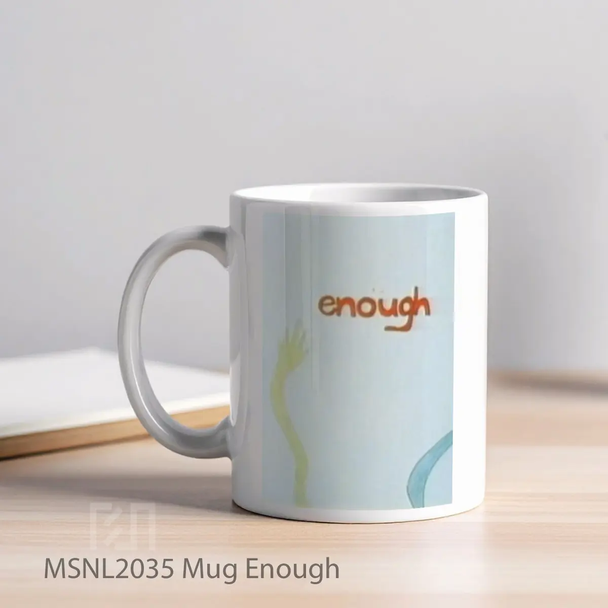 Mug Enough Gelas Keramik Tema Film MSNL2035 - Tampak Kiri