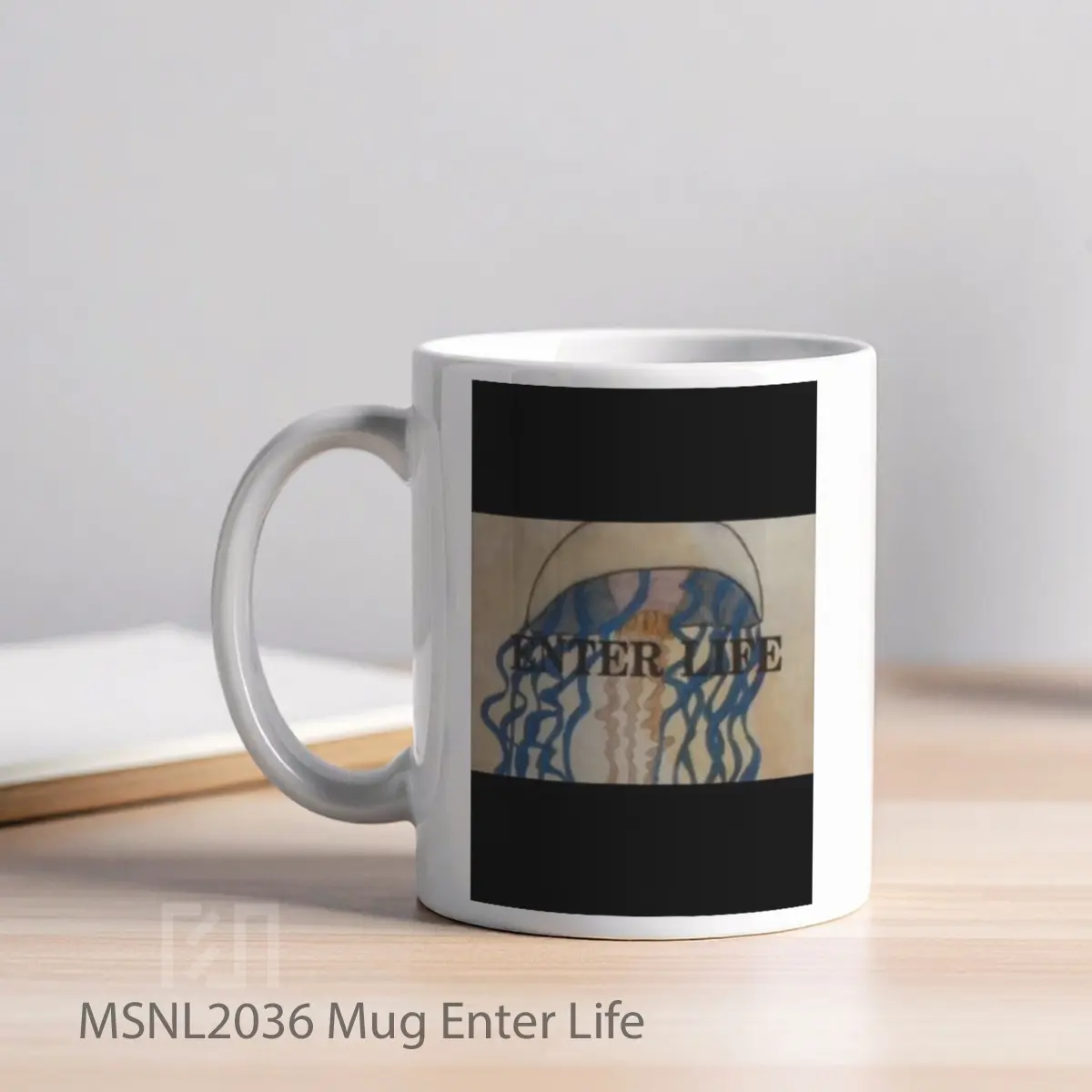Mug Enter Life Gelas Keramik Tema Film MSNL2036 - Tampak Kiri