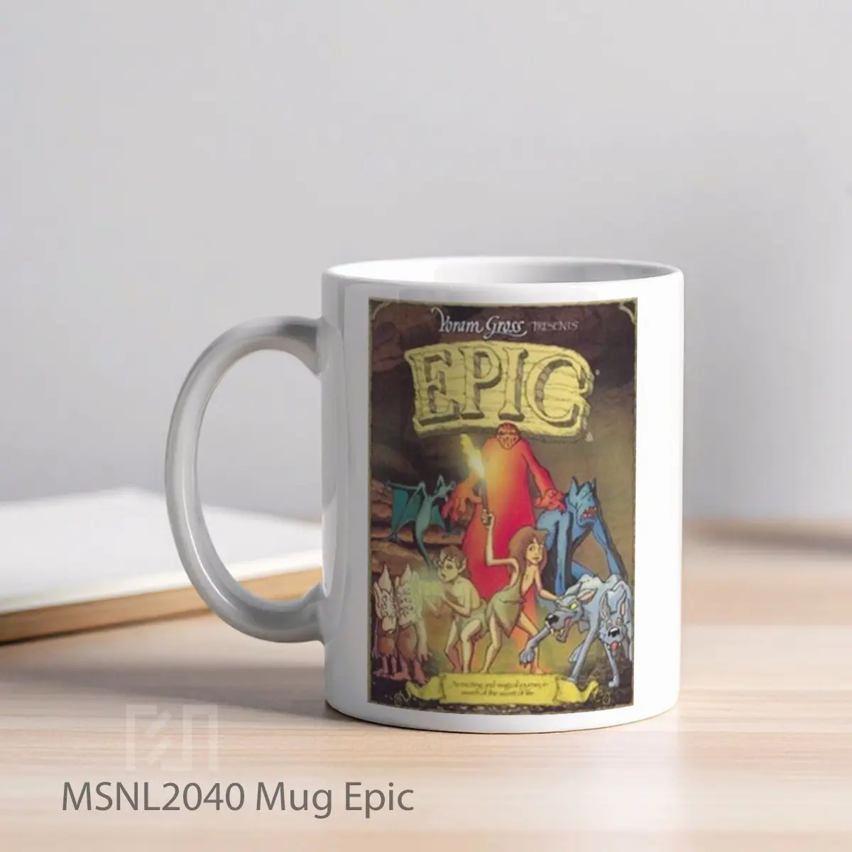 Mug Epic Gelas Keramik Tema Film MSNL2040 - Tampak Kiri