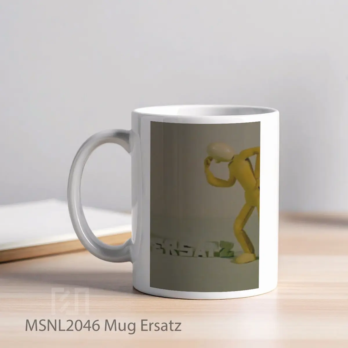Mug Ersatz Gelas Keramik Tema Film MSNL2046 - Tampak Kiri