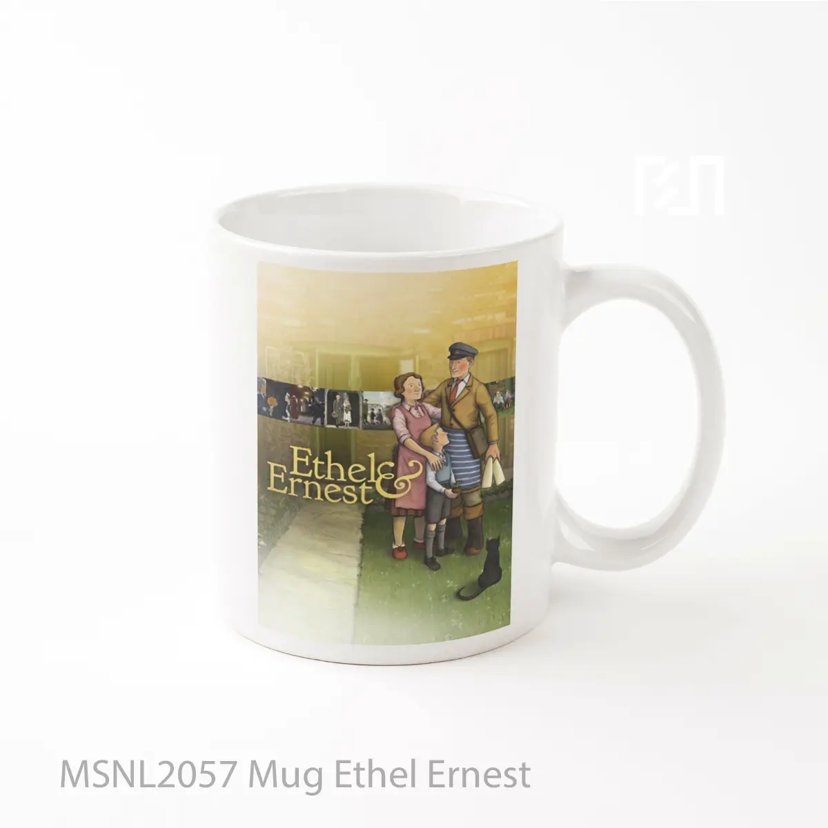 Mug Ethel Ernest Gelas Keramik Tema Film MSNL2057